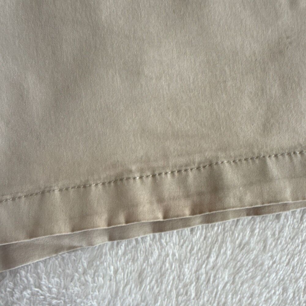 Calvin Klein Chino Shorts Beige Women's Size M Cotton Twill Button Zip Pockets - Picture 7 of 7